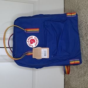 Fjallraven Rainbow Deep Blue backpack 16L New with tags